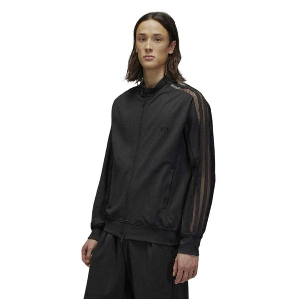 Y-3 Mens 3 Stripes Track Top - Black - 