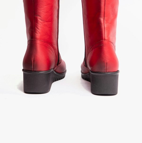 Lotus FITZGERALD Womens Tall Boots Red