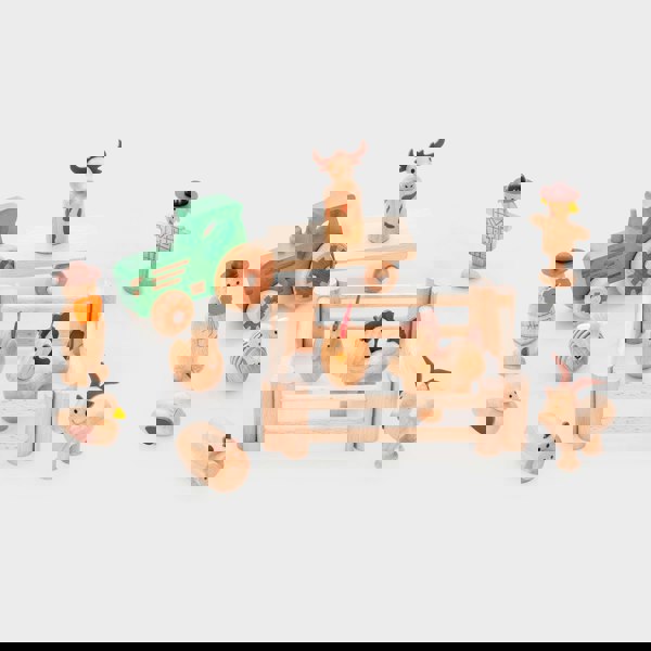 tickit Wooden Farm Set