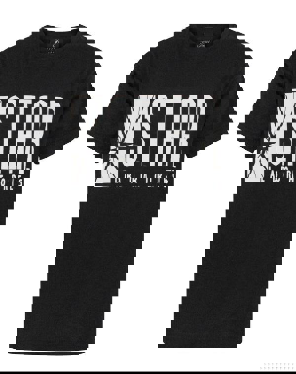 DC Comics Boys Black Tv Star Laboratories Short Sleeved T-Shirt