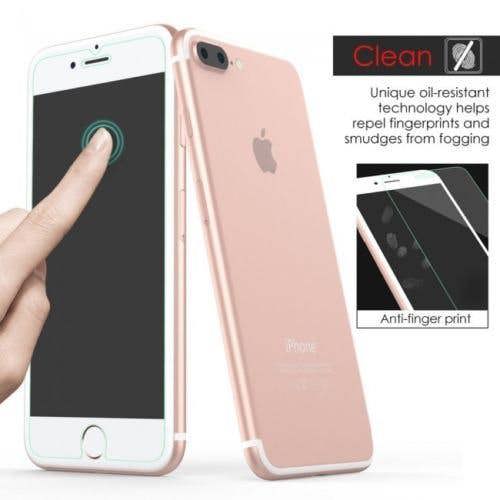 Iphone 8 Plus Protector, Tempered Glass Protective Films Invisible Transparent Clear Protection Display Shield for Iphone 8 Plus