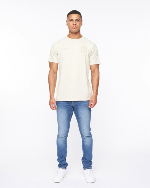 Duck and Cover Gemtas T-Shirt - Off White