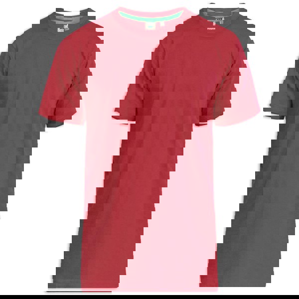 Duke Mens D555 Flyers 2 Crew Neck T-Shirt - Red