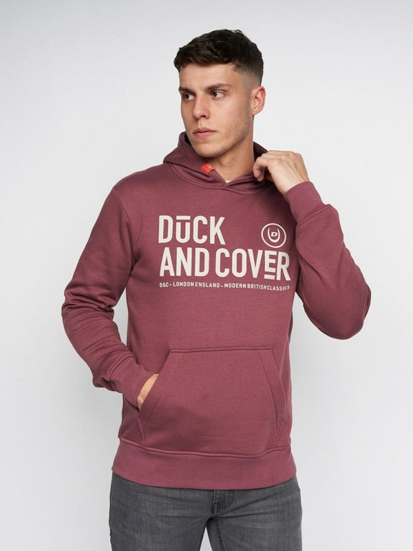 Duck and Cover Hillman Hoodie - Wine