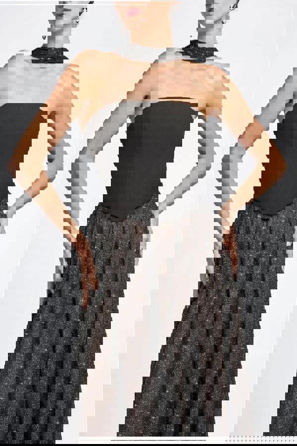 Glitter Chiffon Scarf AC02