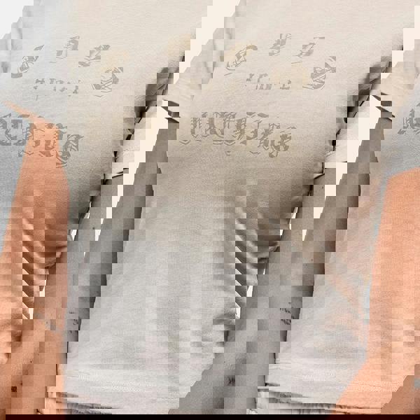 Good For Nothing Cream Graphic Print Baby T-Shirt - Cream Image 3