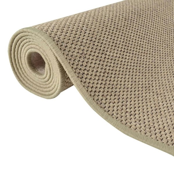 Berkfield Carpet Runner Sisal Look Sand 80x250 cm