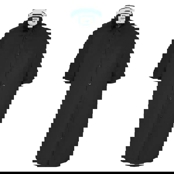 Duke Mens James D555 Tall Short-Sleeved Shirt - Black