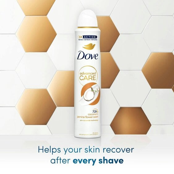 Dove Anti-perspirant Deodorant Coconut & Jasmine Flower 72H Protection 12x200ml