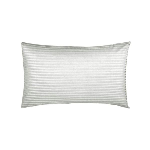 Belledorm 540 Thread Count Satin Stripe Housewife Pillowcases (Pair) - Ivory - 