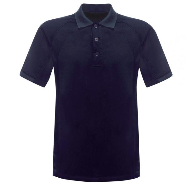 Regatta Hardwear Mens Coolweave Short Sleeve Polo Shirt - Navy - 