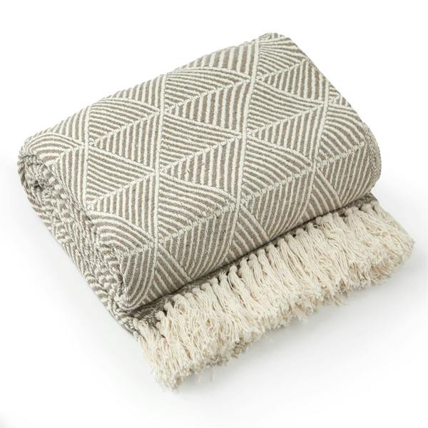 Zahra Natural Throw 50x60"