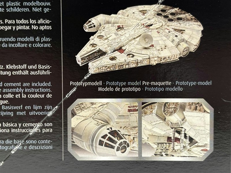 Revell Star Wars Millennium Falcon 40th Anniversary Return Of The Jedi Model Kit Revell 05659