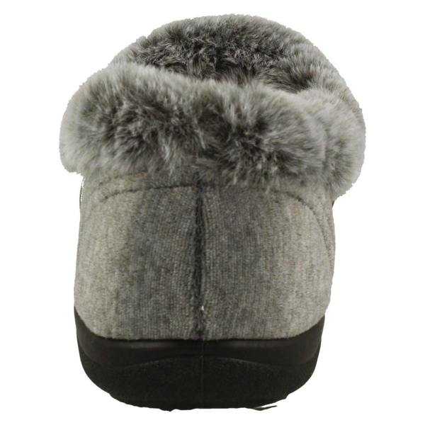 Padders Ladies Padders Slippers With Cats Motifs With A Faux Fur Trim Anna