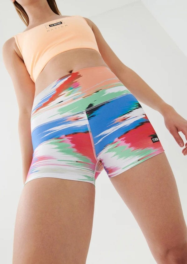 P.E Nation PE Nation Womens Break Out Short in Print