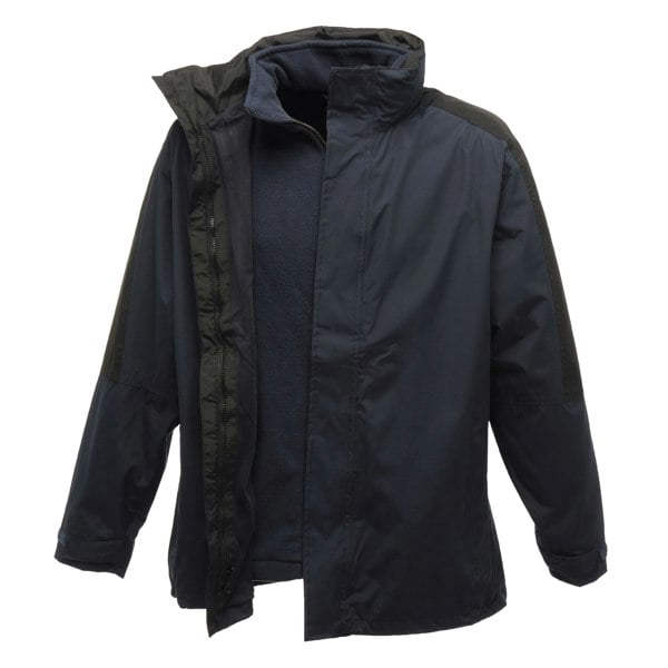 Regatta Men's Defender III 3-in-1 Waterproof Windproof Jacket / Performance Jacket - Navy / Black