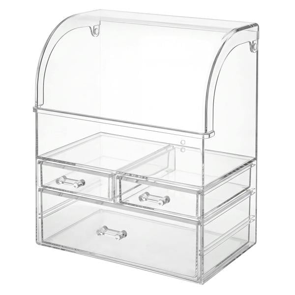 ilus Makeup Storage Organiser Acrylic Cosmetics Organizer Beauty Clear Color