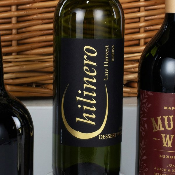 Virginia Hayward Twelve Wines in a Wicker Hamper