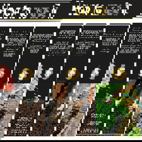 Bronte Heritage TripleBoost 50g – Microbial soil enhancer boosting root strength & plant growth. Effective for 6 weeks active indoor & outdoor use