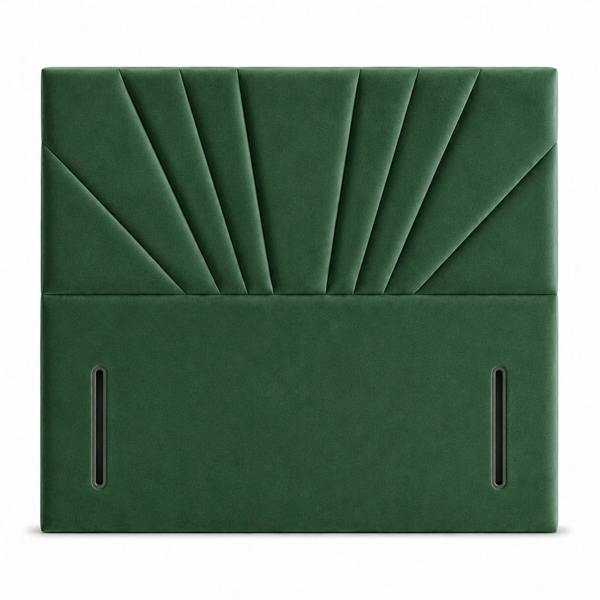 Great British Beds Sunrise Headboard - Green Plush