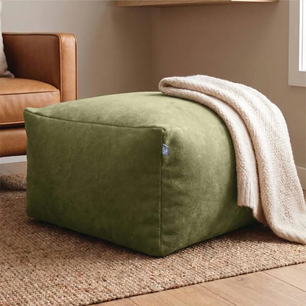 Velora Luxury Ottoman - Bean Bag Plush Footstool