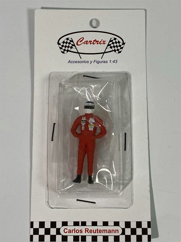 carlos reutemann 1:43 scale diecast figure ct03 cartrix