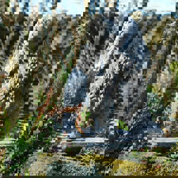 Stone Cast Standing Cocker Spaniel Garden Ornament