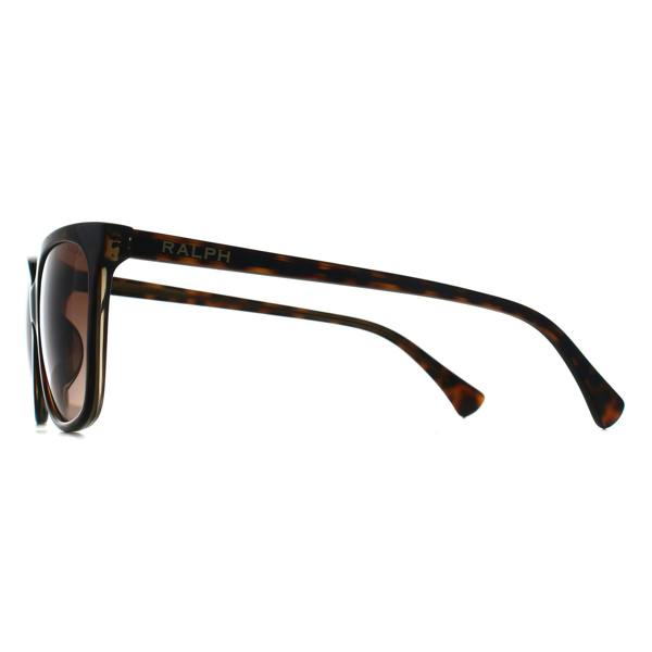 Ralph by Ralph Lauren Sunglasses RA5343U 629413 Dark Havana On Transparent Gradient Brown