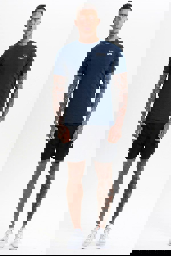 Discipline 365 Navy Short Sleeve Top