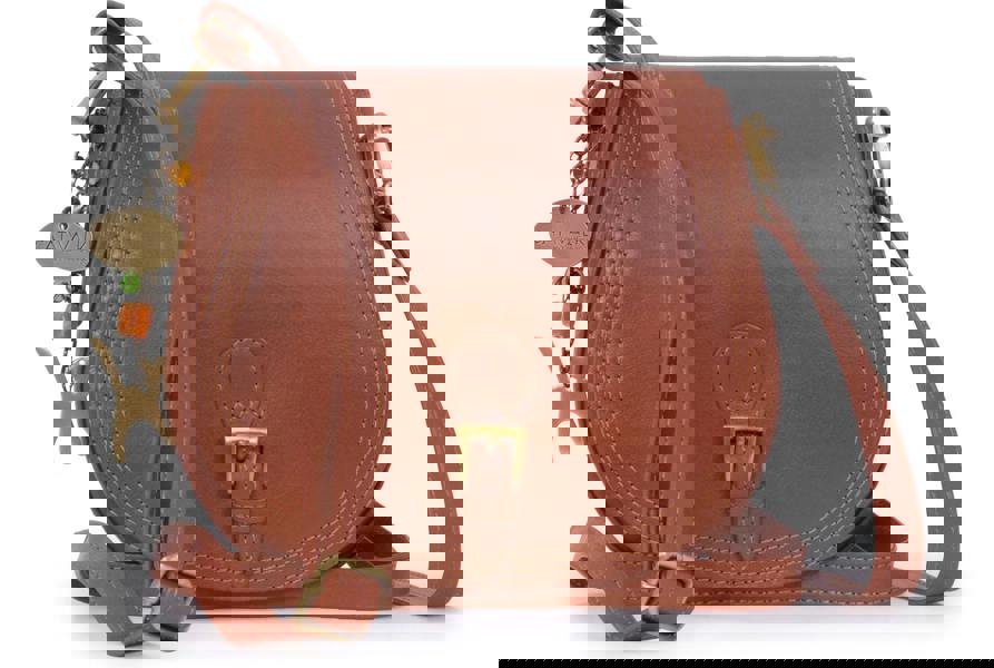 Catwalk Collection Handbags Isabella - Saddle Bag