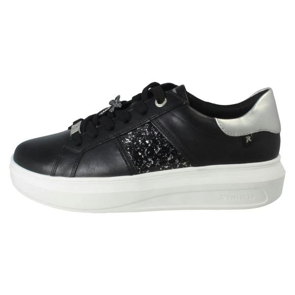 Rieker Ladies Rieker Revolution Stone Chip Panel Platform Trainers W1202