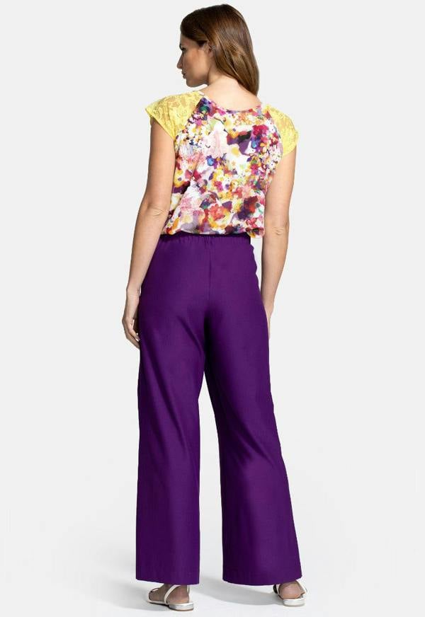 HotSquash Luxe-Lounge Wide Leg Crepe Trouser