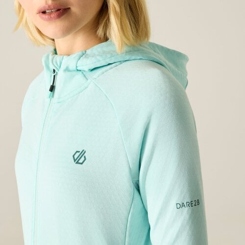 Dare 2B Womens Ventura Stretch Hooded Midlayer - Water Ballet