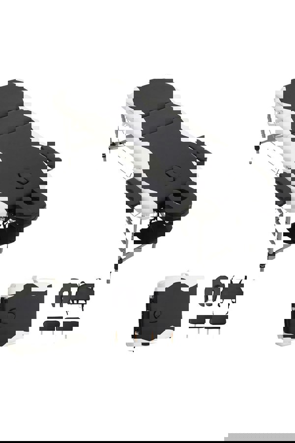 Living and Home Professional Folding Beauty Spa Bed Portable Adjustable Massage Bed