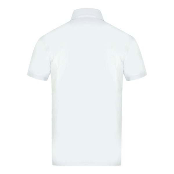 Aquascutum Aldis Brand London Logo Polo Shirt - White