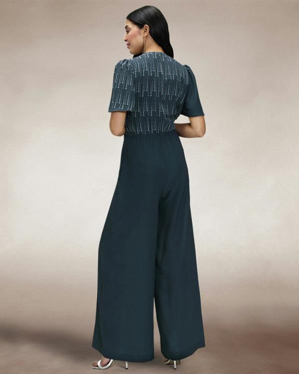 HotSquash Overwrap Print Jumpsuit