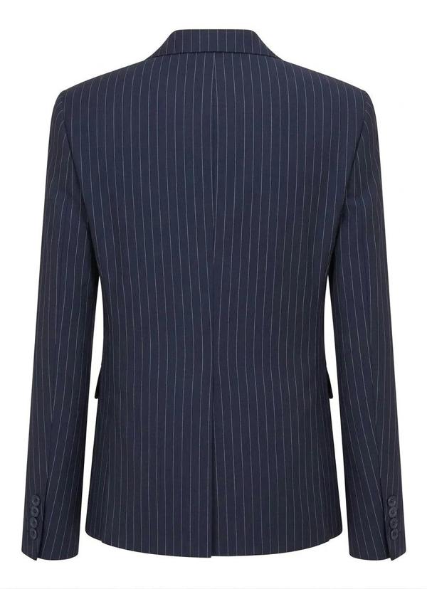 TPW-37 - Women's 3 Piece Navy Blue Pinstripe Suit - TruClothing.com - 6