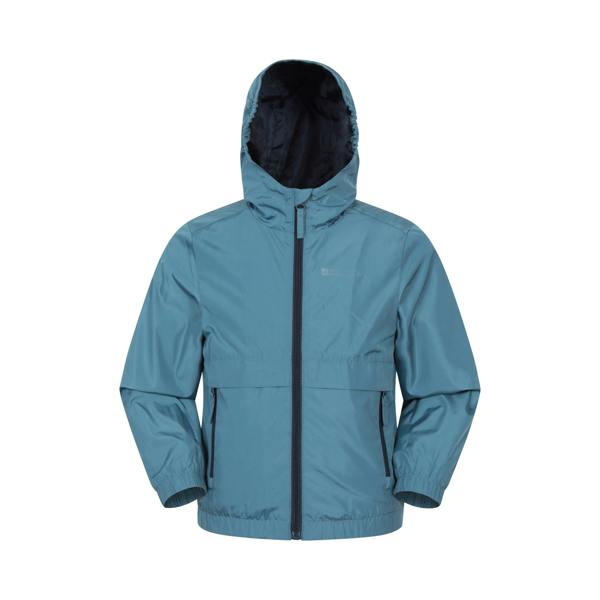 Mountain Warehouse Childrens/Kids Whisper Water Resistant Jacket - Blue - 