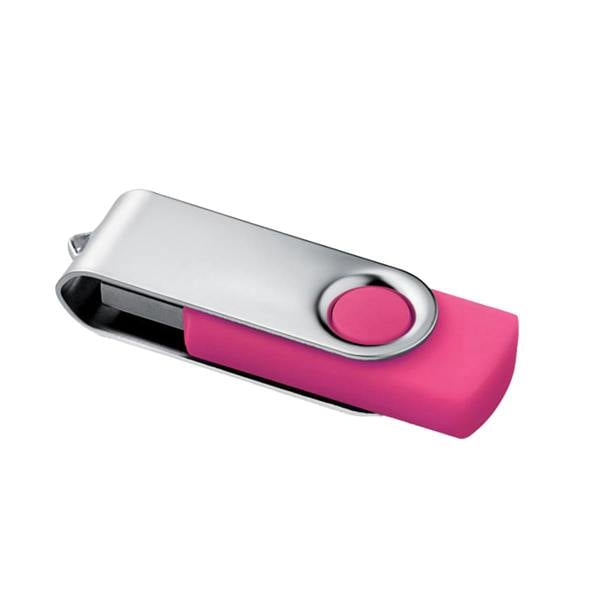 MidOcean Techmate 8GB USB Flash Drive - Fuchsia - 