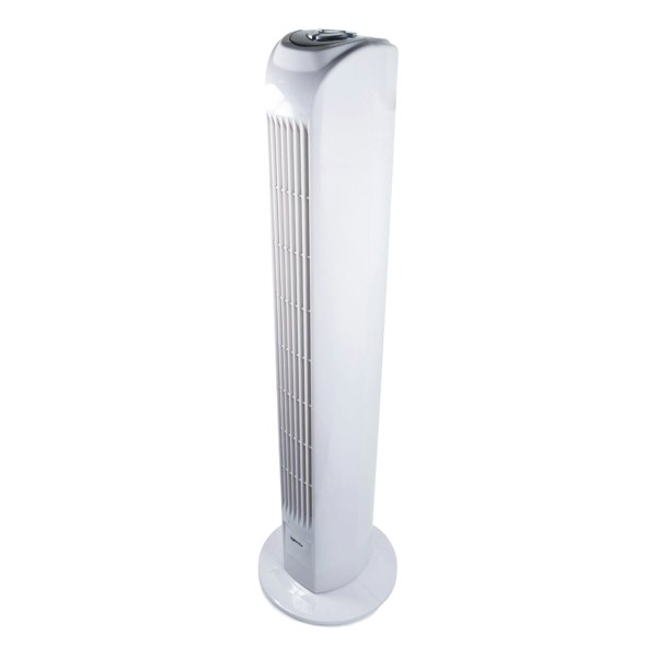 igenix Tower Fan, Oscillating, 7.5 Hour Timer, 29 Inch, White
