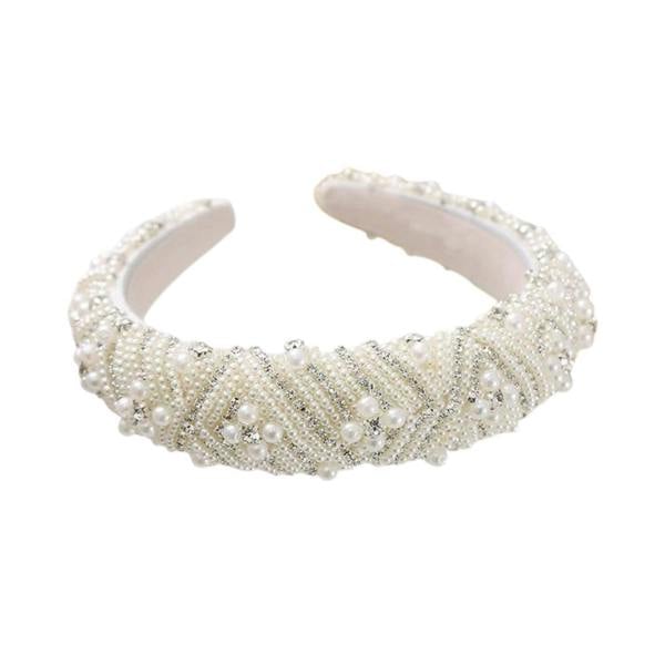 Gold Trip Pearl Sparkle Padded Headband