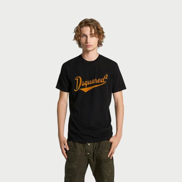 Dsquared2 Cool Velvet Logo T-Shirt Black