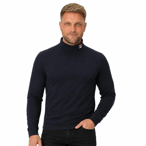 Fila 19th Classic Roll Neck T-Shirt Black