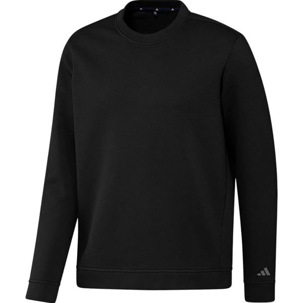Adidas Unisex Adult Blank Crew Neck Sweatshirt - Black - 