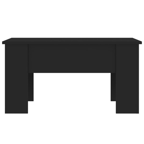 Berkfield Coffee Table Black 79x49x41 cm Engineered Wood