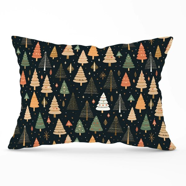 Warren Reed Boho Inspired Christmas Trees Cushions