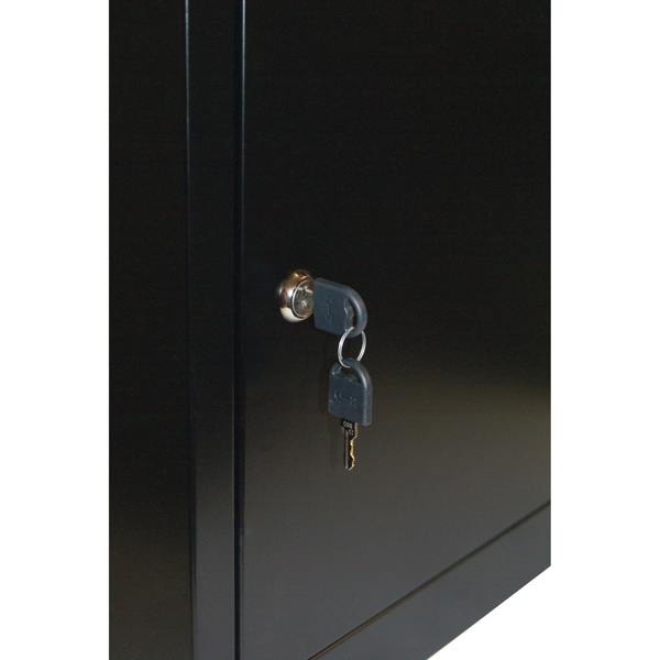 Phoenix Safe Phoenix Top Loading Parcel Box PB0581BK in Black with Key Lock with FREE Delivery
