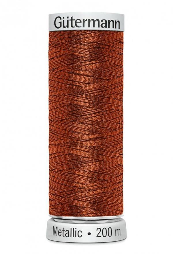 Gutermann Sulky Metallic Embroidery Thread 200m Polyamide, Polyester Thread Suitable For Embroidery