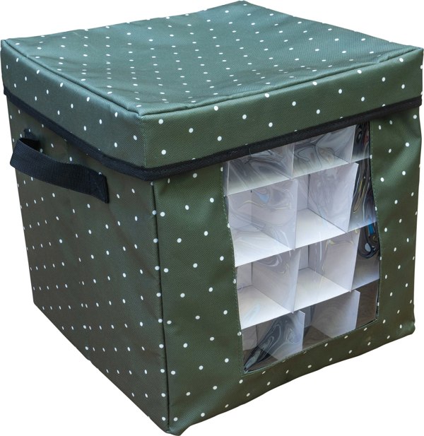 St Helens Christmas Storage Box For Upto 64 Baubles