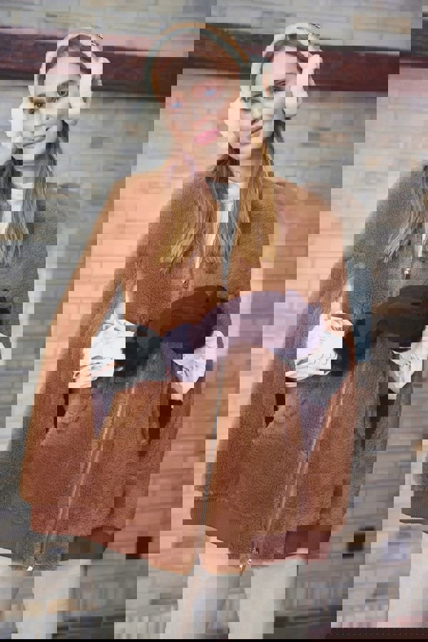 Kristie Mitten Dark Brown